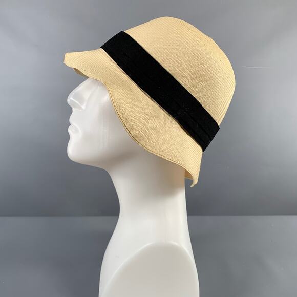 MONTECRISTI Beige Natural Woven Straw Hats - Picture 5 of 7